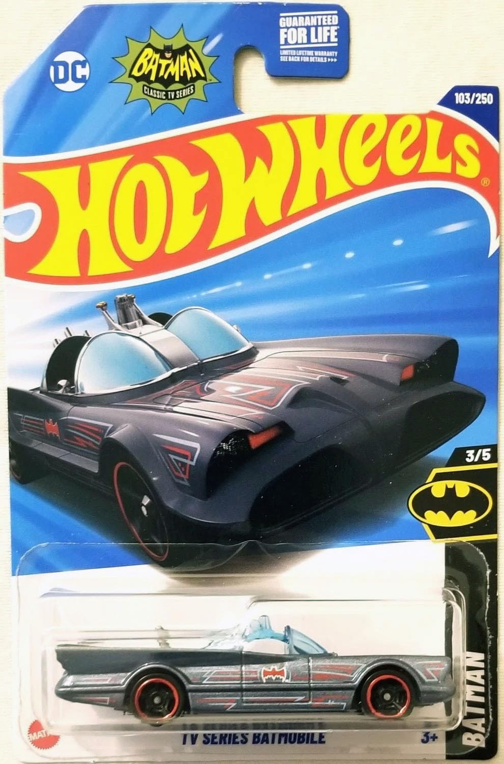 Amazon.co.jp: Hot Wheels TVシリーズ バットモービル、バットマン 3/5